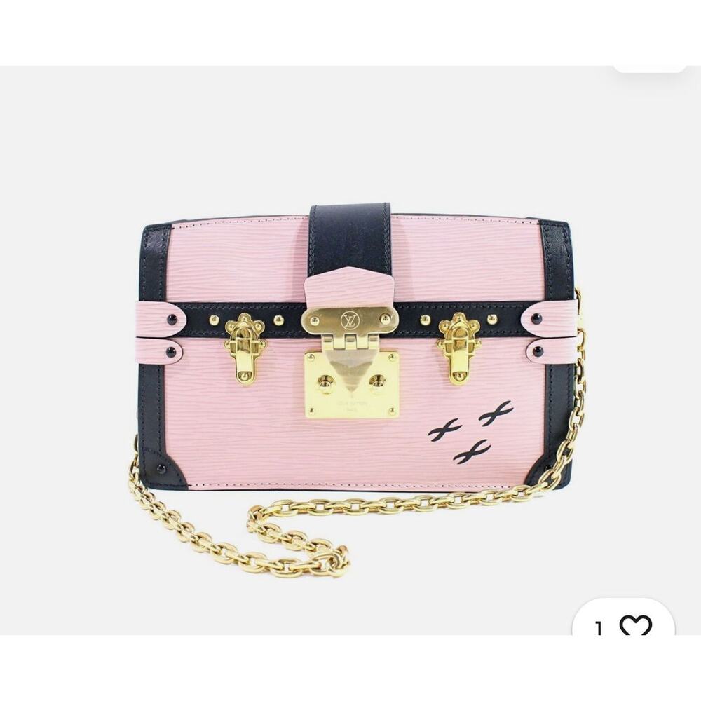 Louis Vuitton Epi Trunk Clutch Pink